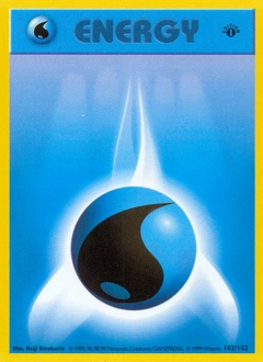 Water Energy Pokémon card, number 102