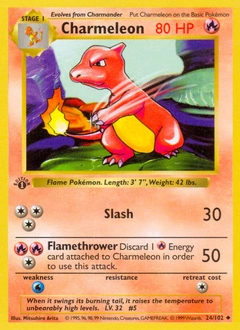 Charmeleon Pokémon card, number 24