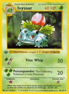 Ivysaur Pokémon card, number 30