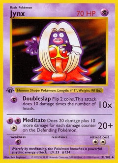 Jynx Pokémon card, number 31