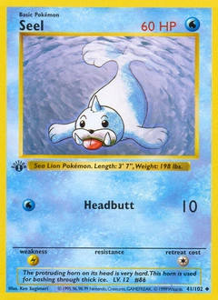 Seel Pokémon card, number 41