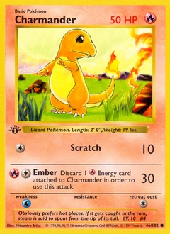 Charmander Pokémon card, number 46