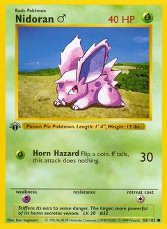 Nidoran ♂ Pokémon card, number 55