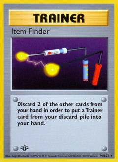 Item Finder Pokémon card, number 74