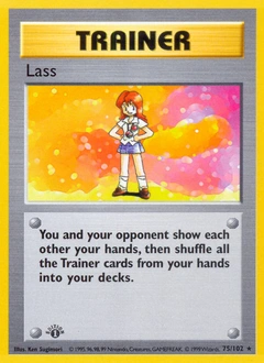 Lass Pokémon card, number 75