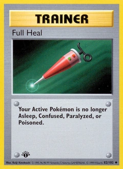 Full Heal Pokémon card, number 82