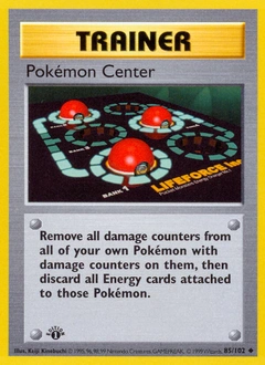Pokémon Center Pokémon card, number 85