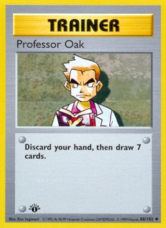 Professor Oak Pokémon card, number 88