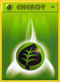 Grass Energy Pokémon card, number 99
