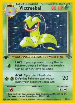 Victreebel Pokémon card from Jungle, number 14