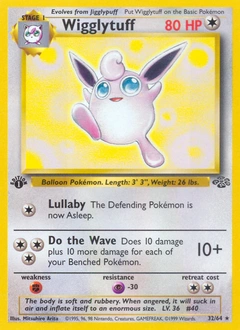Wigglytuff Pokémon card from Jungle, number 32