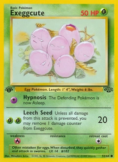 Exeggcute Pokémon card from Jungle, number 52