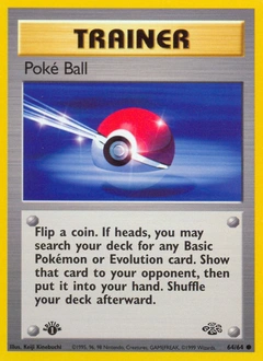Poké Ball Pokémon card from Jungle, number 64