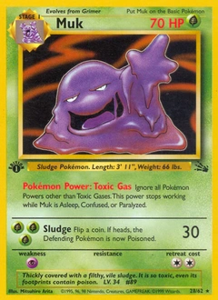 Muk Pokémon card, number 28