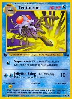 Tentacruel Pokémon card, number 44