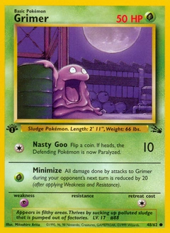 Grimer Pokémon card, number 48