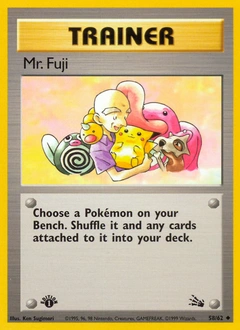 Mr. Fuji Pokémon card, number 58