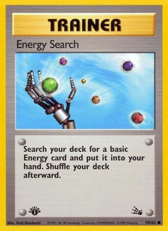 Energy Search Pokémon card, number 59
