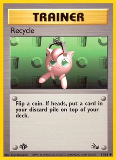 Recycle Pokémon card, number 61