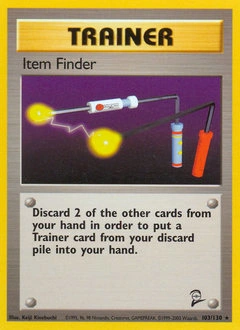Item Finder Pokémon card, number 103