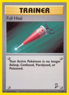 Full Heal Pokémon card, number 111