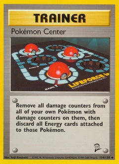 Pokémon Center Pokémon card, number 114