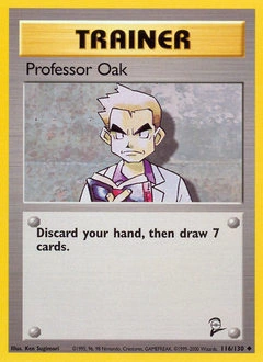Professor Oak Pokémon card, number 116