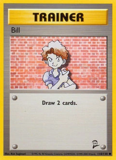 Bill Pokémon card, number 118