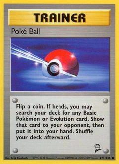 Poké Ball Pokémon card, number 121