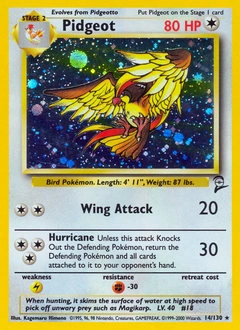 Pidgeot Pokémon card, number 14