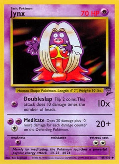 Jynx Pokémon card, number 45