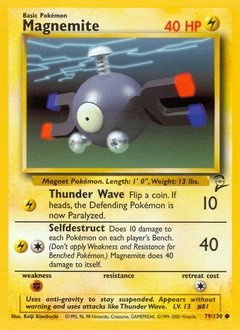 Magnemite Pokémon card, number 79