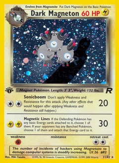 Dark Magneton Pokémon card, number 11