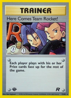 Here Comes Team Rocket! Pokémon card, number 15