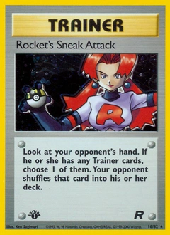 Rocket's Sneak Attack Pokémon card, number 16