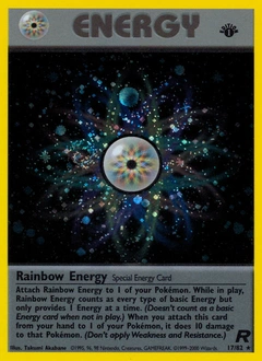 Rainbow Energy Pokémon card, number 17