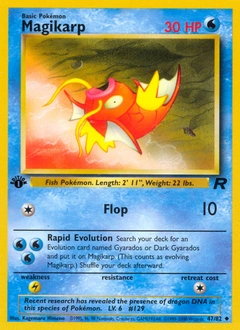 Magikarp Pokémon card, number 47