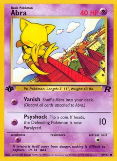 Abra Pokémon card, number 49