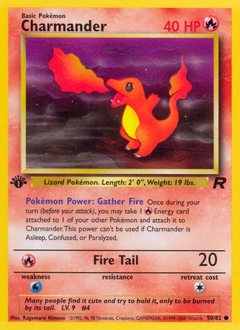 Charmander Pokémon card, number 50