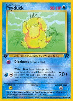 Psyduck Pokémon card, number 65