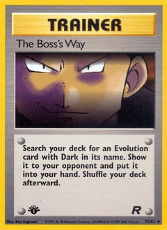 The Boss's Way Pokémon card, number 73