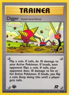 Digger Pokémon card, number 75