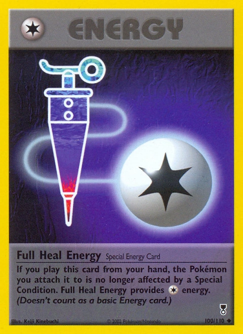 Full Heal Energy Pokémon card from Legendary Collection, number 100 (Unlimited print)