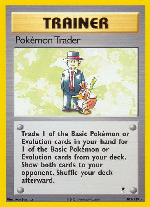 Pokémon Trader Pokémon card from Legendary Collection, number 103 (Unlimited print)