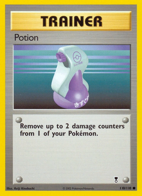 Potion Pokémon card from Legendary Collection, number 110 (Unlimited print)