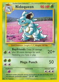Nidoqueen Pokémon card, number 32