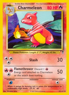 Charmeleon Pokémon card, number 37