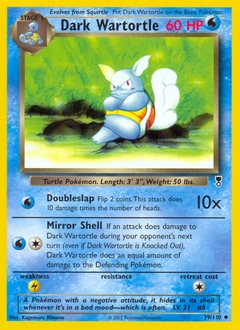 Dark Wartortle Pokémon card, number 39