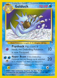 Golduck Pokémon card, number 43