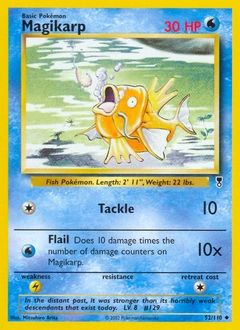 Magikarp Pokémon card, number 52